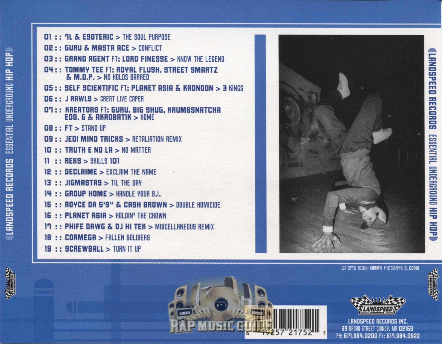Landspeed Records - Essential Underground Hip Hop: CD | Rap Music Guide